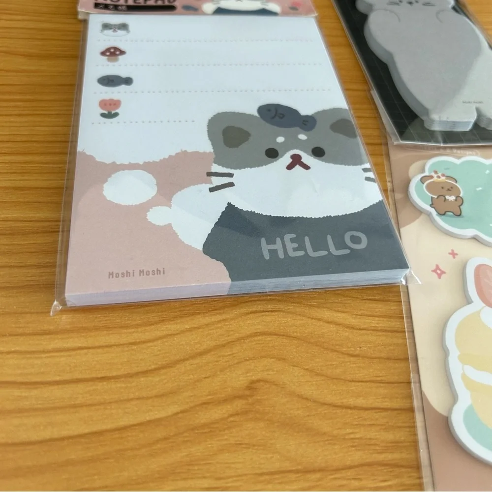 Set of 4 - Japanese Stationary Notepad Set